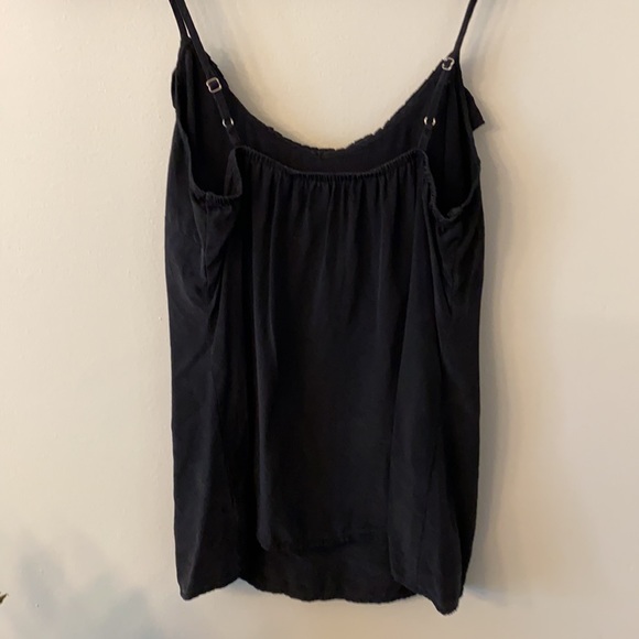Joe’s black ruffled tank top size small - Picture 5 of 8